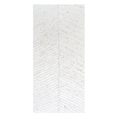 SCHUMACHER  TEXTURED WALLCOVERINGS & PRINTED GRASSCLOTHS CORK HERRINGBONE   WHITE   - 5013010