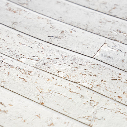 SCHUMACHER  TEXTURED WALLCOVERINGS & PRINTED GRASSCLOTHS CORK HERRINGBONE   WHITE   - 5013010