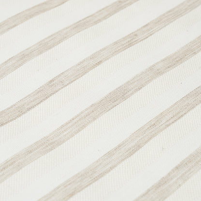 SCHUMACHER  TEXTURED WALLCOVERINGS & PRINTED GRASSCLOTHS TEXTURED LINEN STRIPE   WHITE   - 5013020