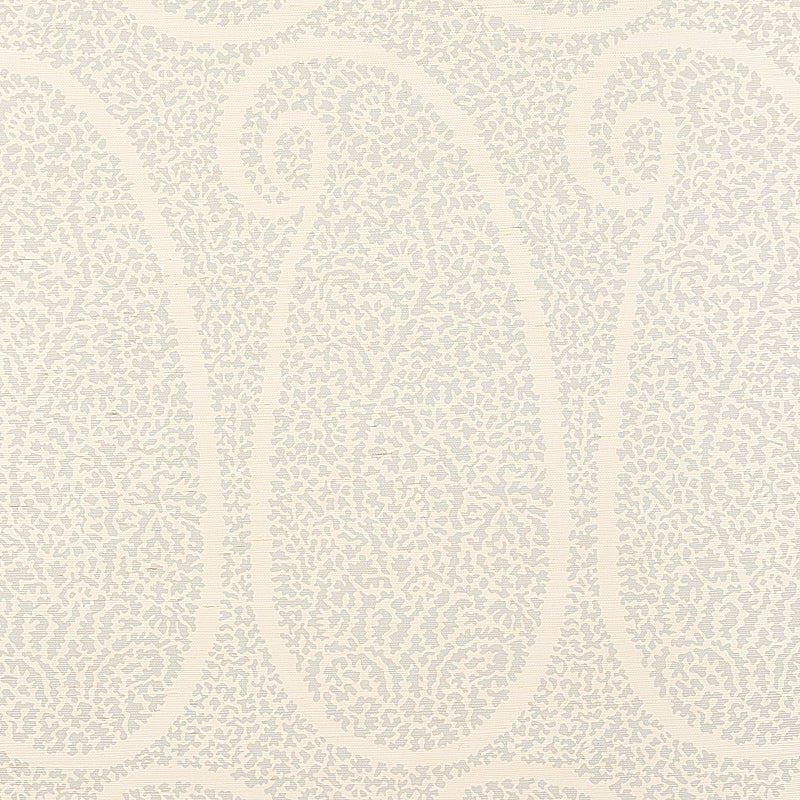 SCHUMACHER  PRINTED GRASSCLOTHS AMBALA PAISLEY SISAL   SLATE   - 5013031