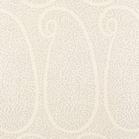SCHUMACHER  PRINTED GRASSCLOTHS AMBALA PAISLEY SISAL   SLATE   - 5013031