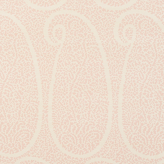 SCHUMACHER  PRINTED GRASSCLOTHS AMBALA PAISLEY SISAL   BLUSH   - 5013032