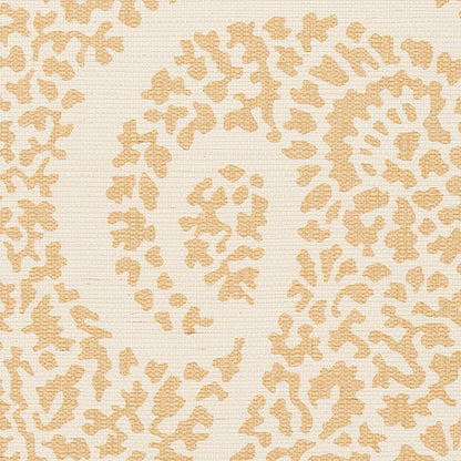 SCHUMACHER  PRINTED GRASSCLOTHS AMBALA PAISLEY SISAL   STRAW   - 5013033