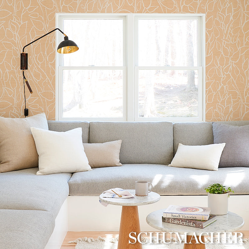 SCHUMACHER  PRINTED GRASSCLOTHS SOLANDRA VINE SISAL   STRAW   - 5013042