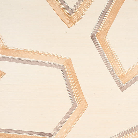 SCHUMACHER  PRINTED GRASSCLOTHS ENZO SISAL   DARK NEUTRAL   - 5013051