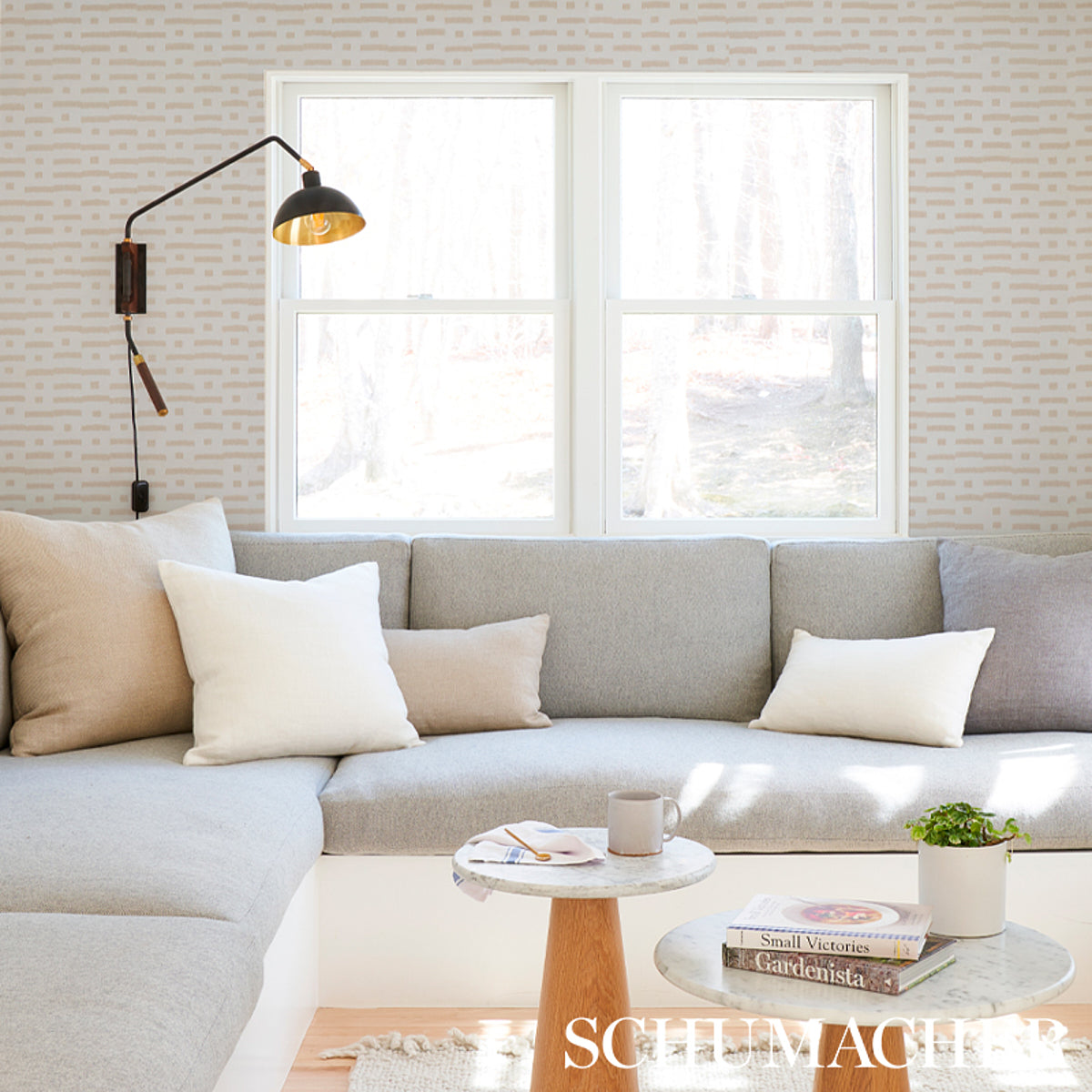 SCHUMACHER  SMITH STREET ABSTRACT IKAT   NATURAL   - 5013091