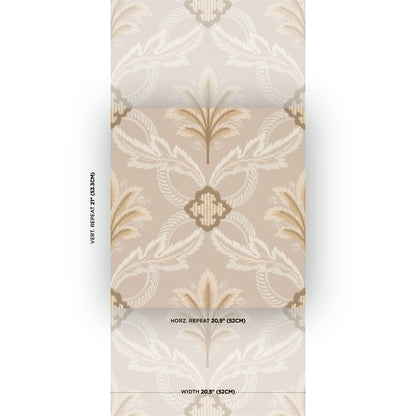 SCHUMACHER  WALLFLOWERS FRONT WALTZ   TAUPE   - 5013153