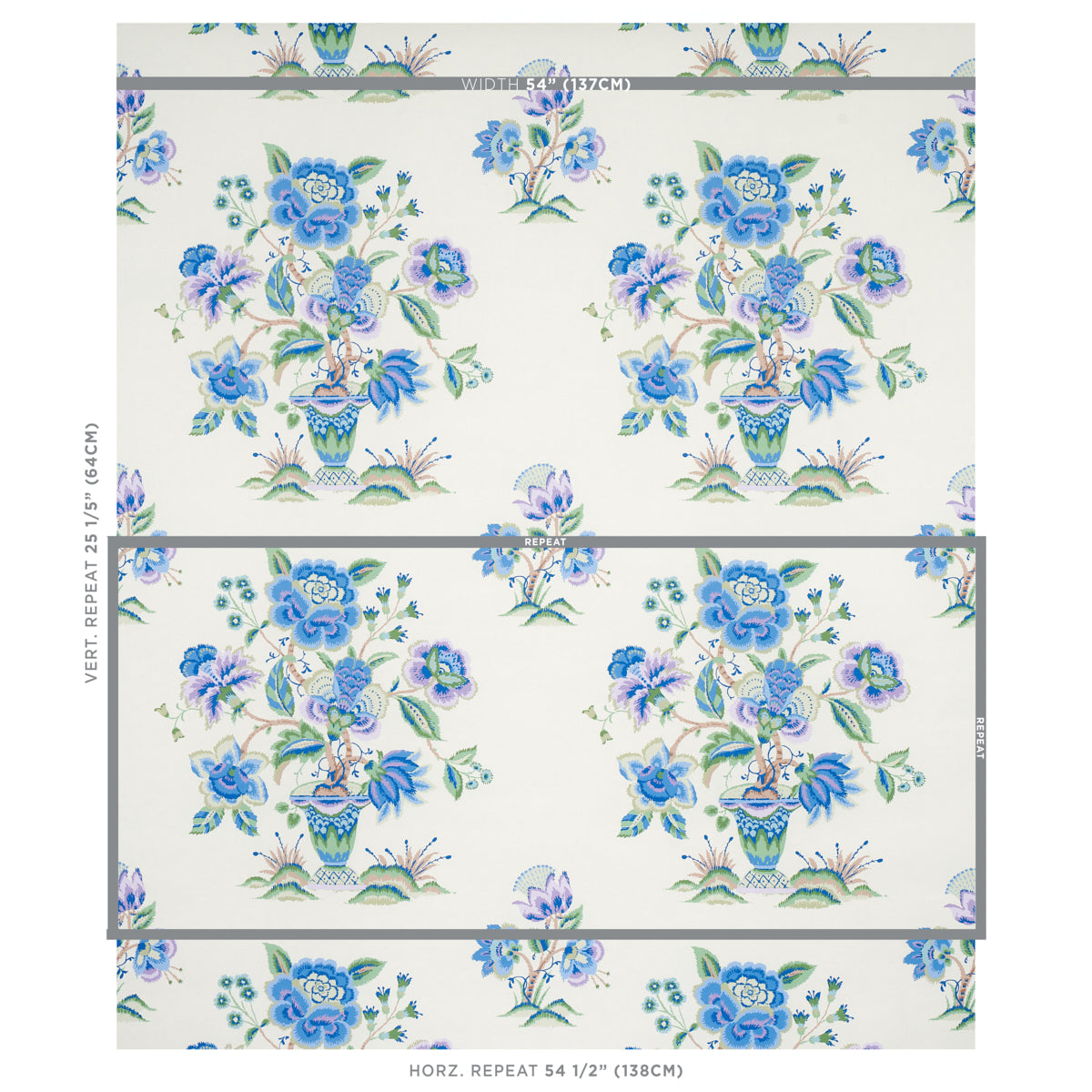 SCHUMACHER  SCHUMACHER CLASSICS ASHFORD   CORNFLOWER , LILAC   - 5013181
