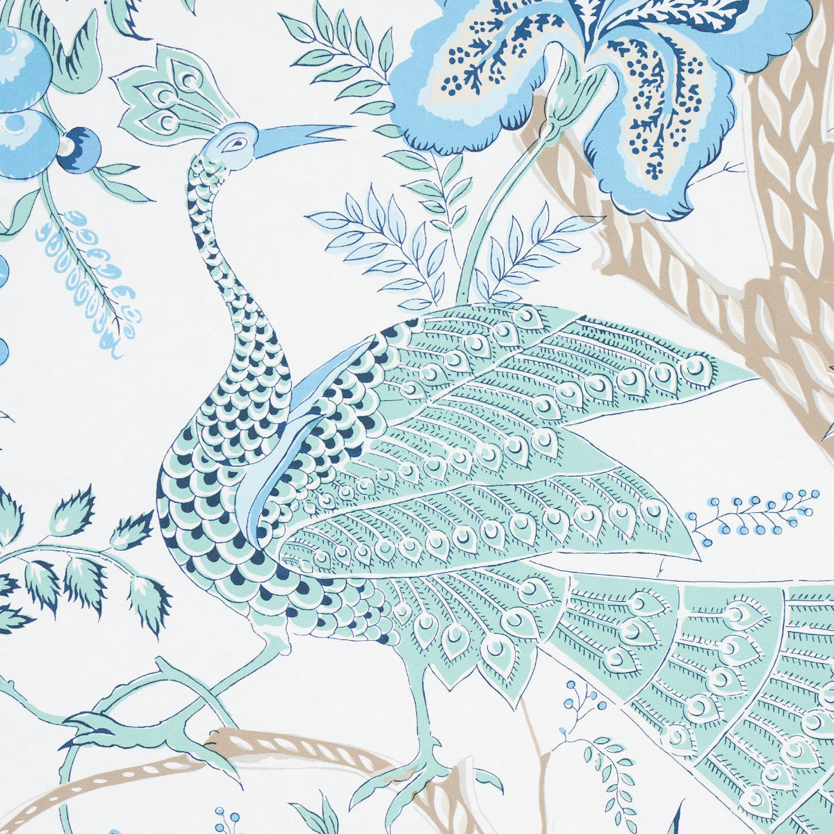 SCHUMACHER WALLCOVERING  SCHUMACHER WALLCOVERING CLASSICS AVELINE   SEAGLASS   - 5013190