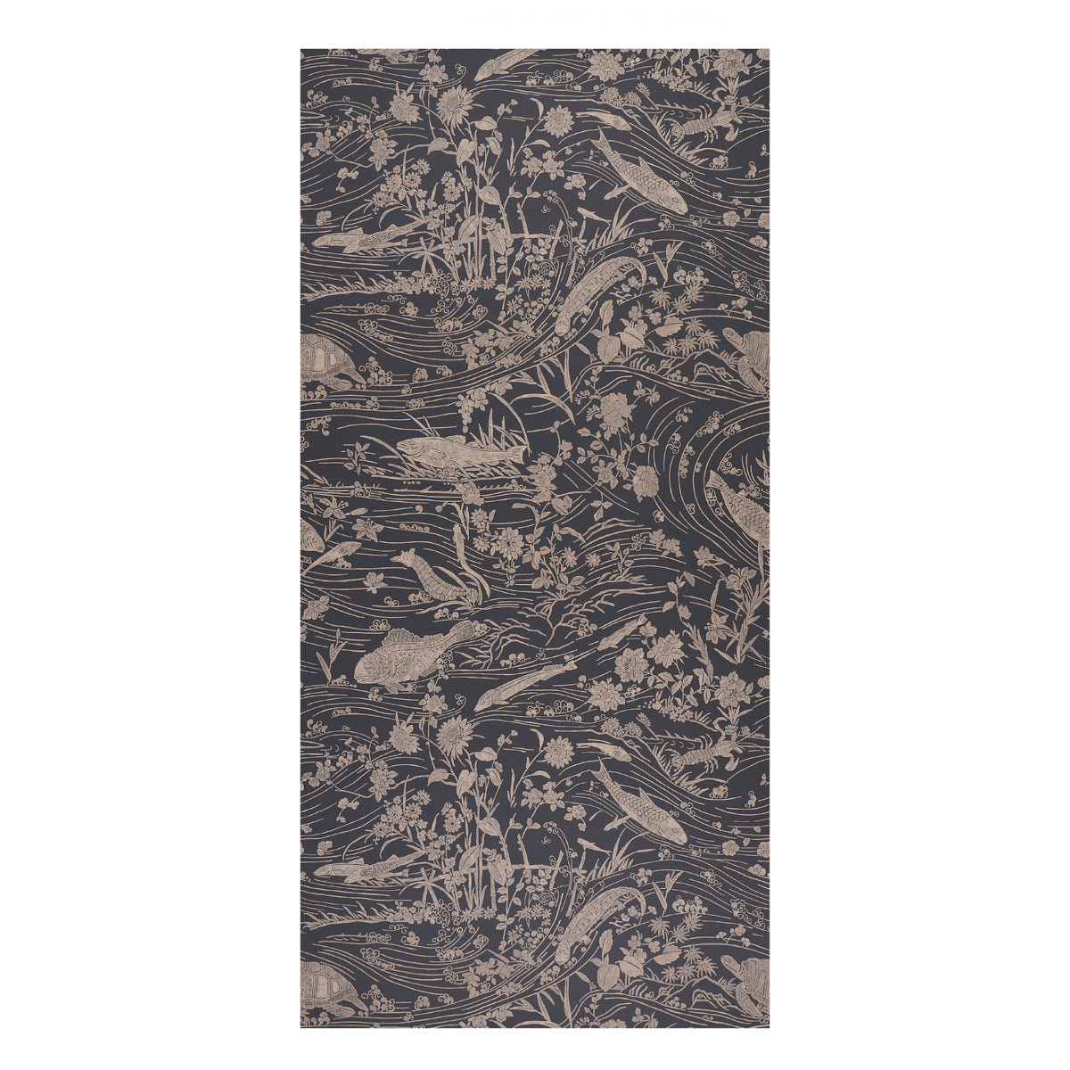 SCHUMACHER WALLCOVERING  PANELS COLLECTION SEA GARDEN   CHARCOAL   - 5013281