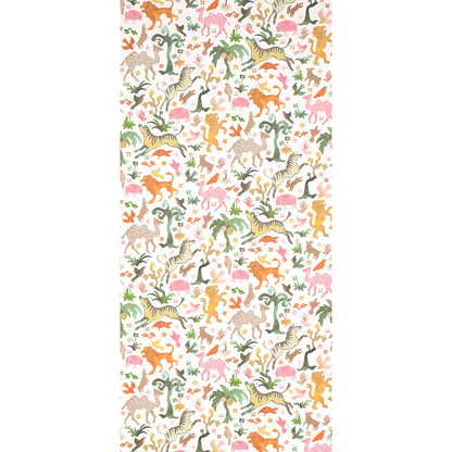 SCHUMACHER WALLCOVERING  HAPPY MENOCAL BEASTS   PINK AND GOLD   - 5013532