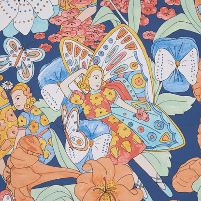 SCHUMACHER  CLEMENTS RIBEIRO FAIRIE GARDEN   Orange And Navy   - 5013540