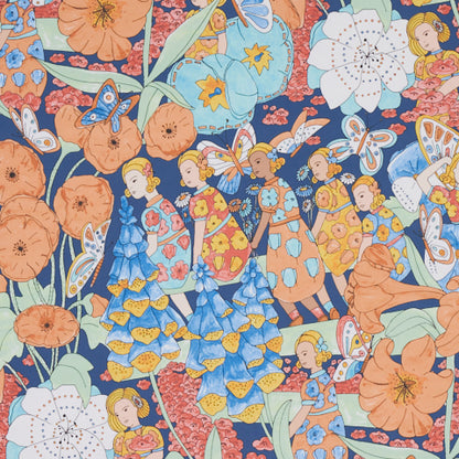 SCHUMACHER  CLEMENTS RIBEIRO FAIRIE GARDEN   Orange And Navy   - 5013540