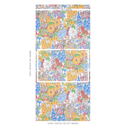 SCHUMACHER  CLEMENTS RIBEIRO FAIRIE GARDEN   YELLOW , IVORY   - 5013541