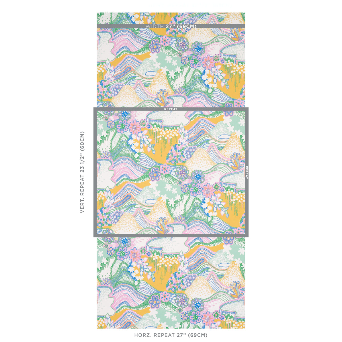 SCHUMACHER  CLEMENTS RIBEIRO DAISY CHAIN   LIGHT MULTI   - 5013550