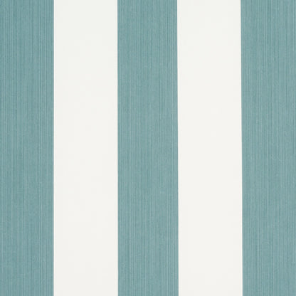 SCHUMACHER  PERENNIAL FAVORITES EDWIN STRIPE WIDE   TEAL   - 5013623