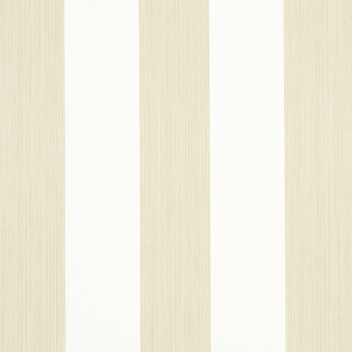 Cream and beige vertical stripe wallpaper with subtle texture.