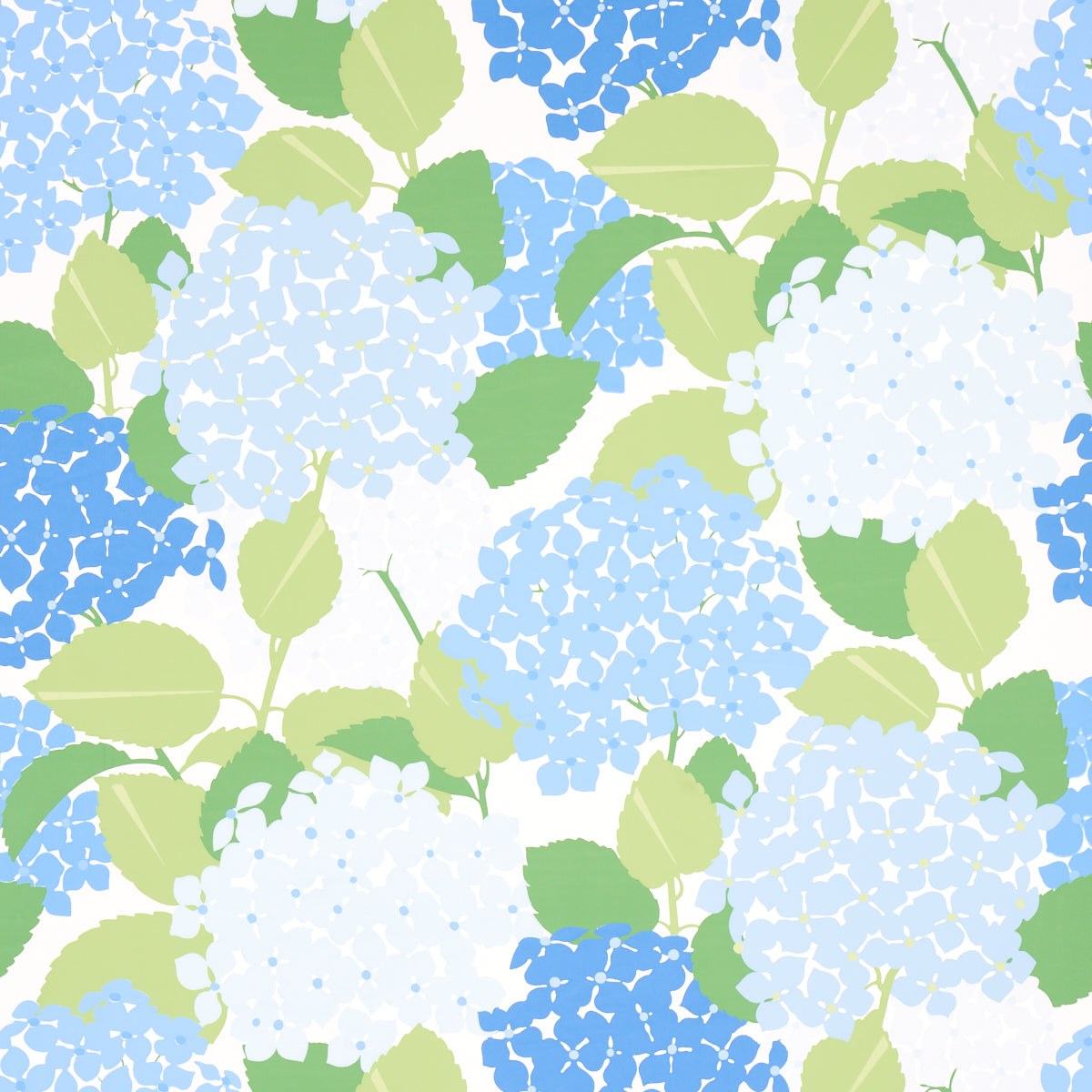 SCHUMACHER WALLCOVERING  FULL BLOOM HYDRANGEA   PORCELAIN   - 5013630