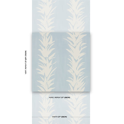 SCHUMACHER X BACKDROP WHITE LOTUS   SOFT BLUE   - 5013664