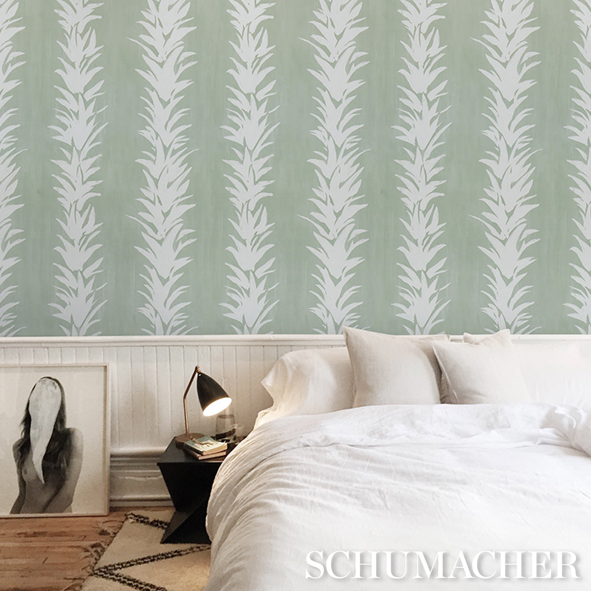 SCHUMACHER  BACKDROP WHITE LOTUS   Cool Green   - 5013666