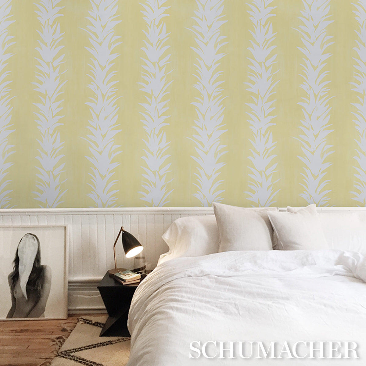 SCHUMACHER  BACKDROP WHITE LOTUS   Light Yellow   - 5013668
