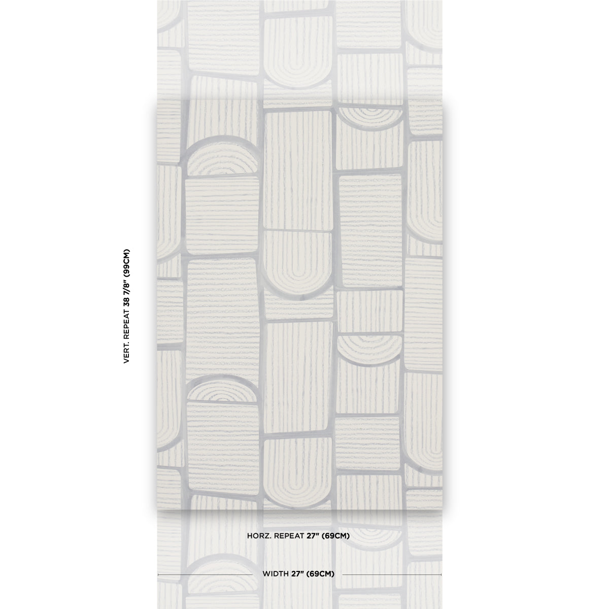 SCHUMACHER  BACKDROP BLOOMSBURY   COOL GRAY   - 5013684