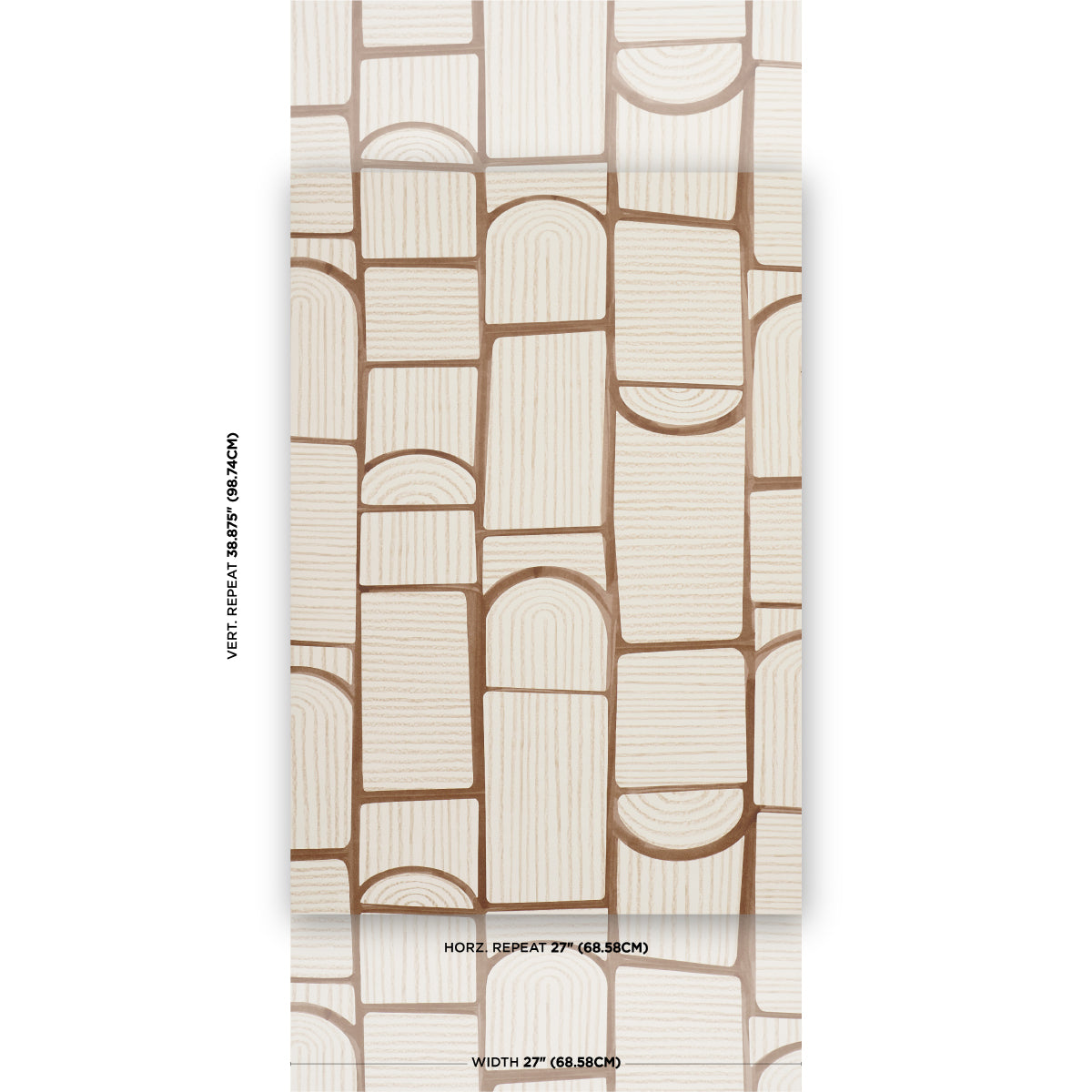 SCHUMACHER  BACKDROP BLOOMSBURY   Teak   - 5013686