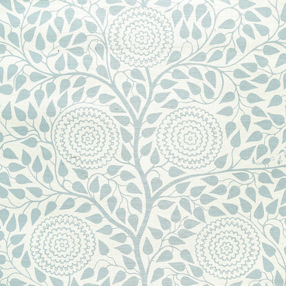 SCHUMACHER  TEXTURED WALLCOVERINGS & PRINTED GRASSCLOTHS KAYON SISAL PANEL   SOFT BLUE   - 5013720