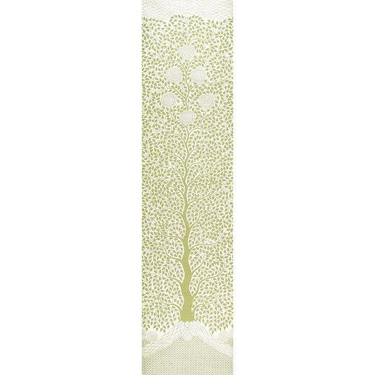 SCHUMACHER  TEXTURED WALLCOVERINGS & PRINTED GRASSCLOTHS KAYON SISAL PANEL   SOFT GREEN   - 5013721