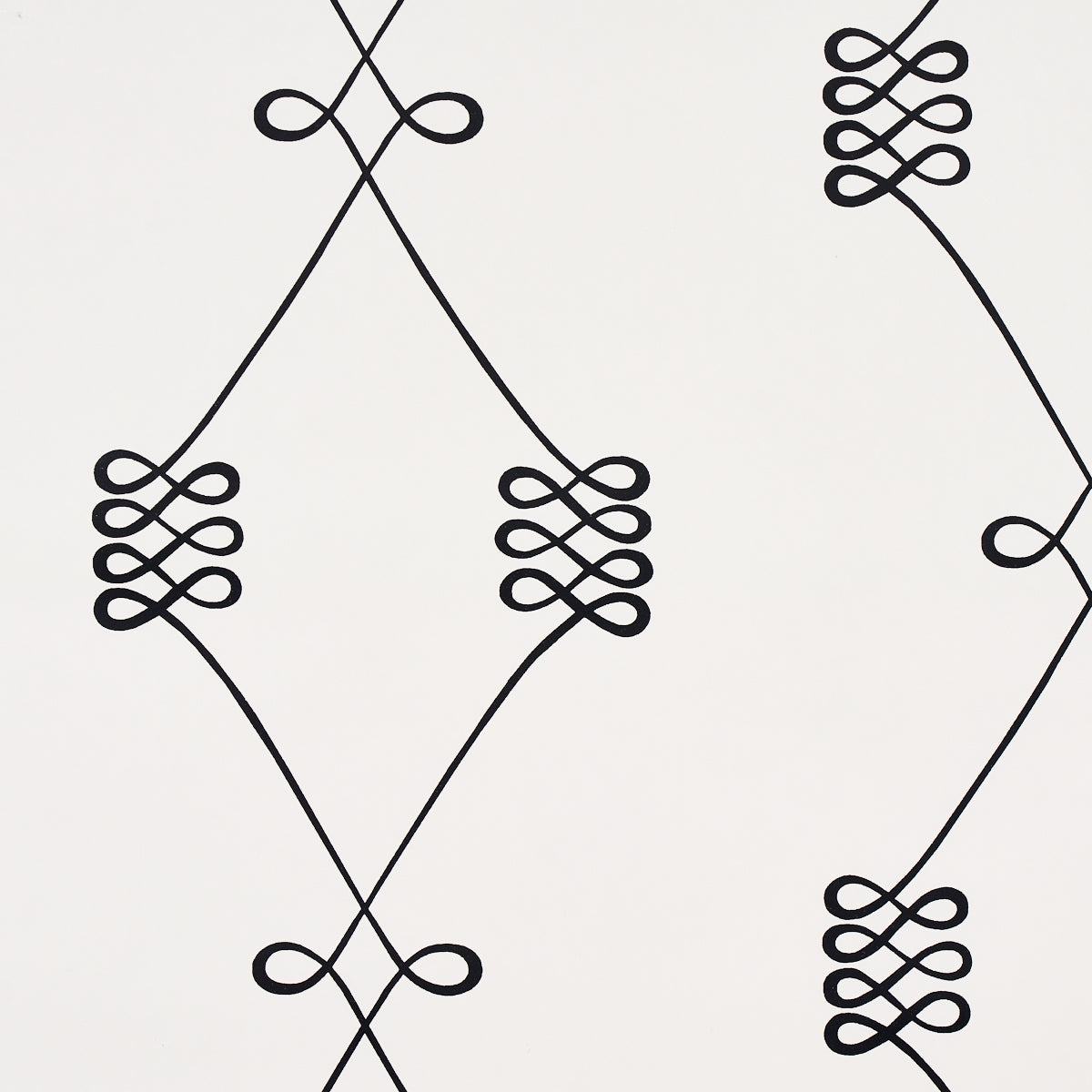 SCHUMACHER  FULL BLOOM NICOLETTE   BLACK ON CREAM   - 5013830