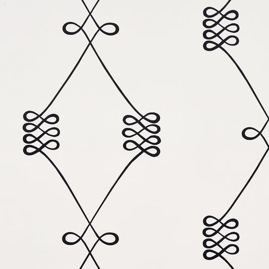 SCHUMACHER  FULL BLOOM NICOLETTE   BLACK ON CREAM   - 5013830