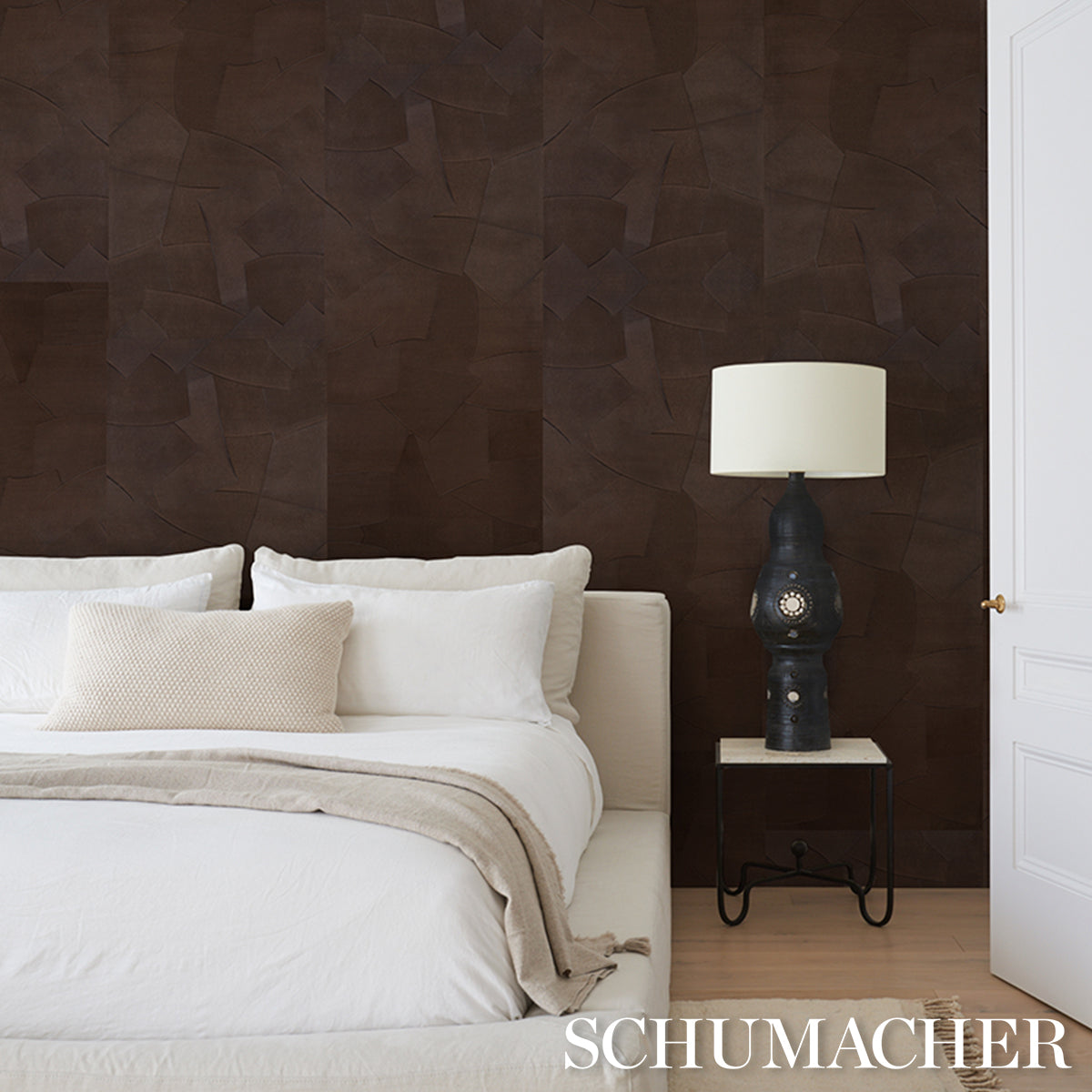 SCHUMACHER  DAVID KAIHOI HAND COMBED PLASTER   Brown   - 5013954