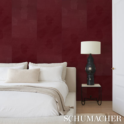 SCHUMACHER  DAVID KAIHOI HAND COMBED PLASTER   Oxblood   - 5013955