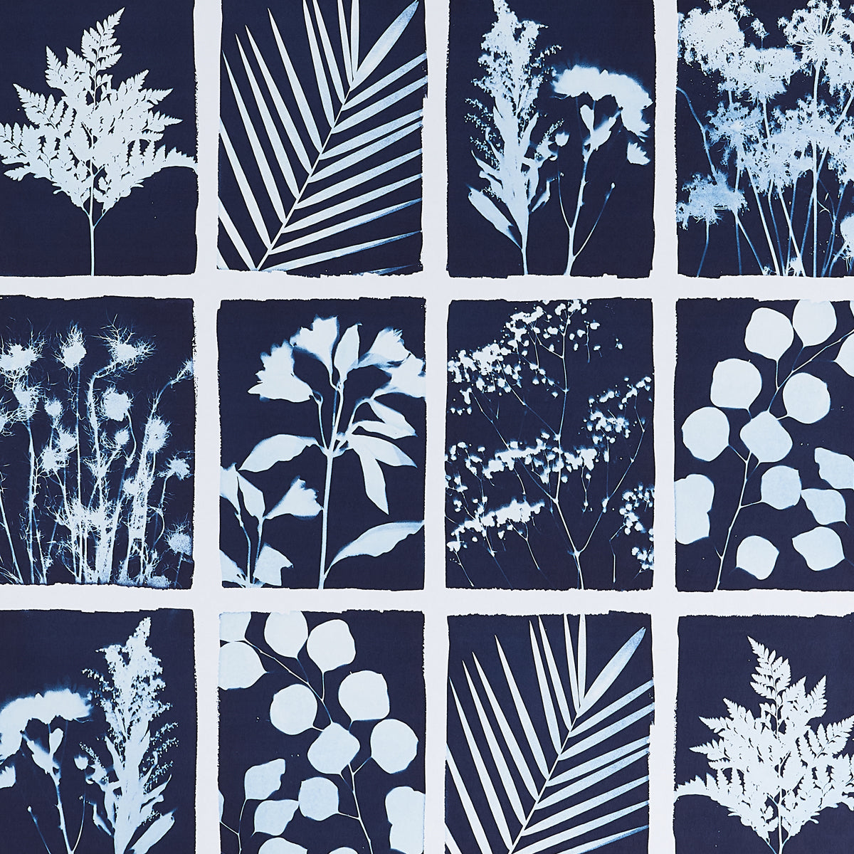 SCHUMACHER  PANELS COLLECTION CYANOTYPE PANEL   INDIGO   - 5013970