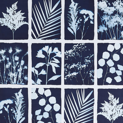 SCHUMACHER  PANELS COLLECTION CYANOTYPE PANEL   INDIGO   - 5013970