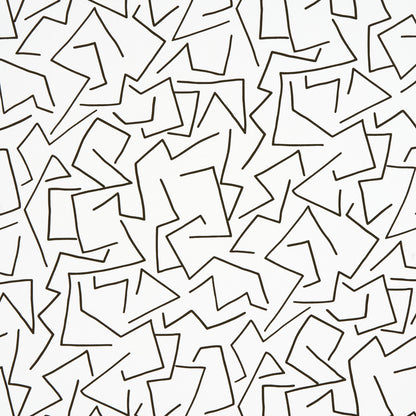 SCHUMACHER  NEW WAVE: BLACK & WHITE TANGENT   IVORY   - 5014001