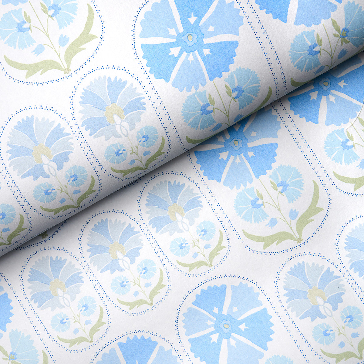 SCHUMACHER  BOHEMIA ANJUNA FLORAL   SKY   - 5014110