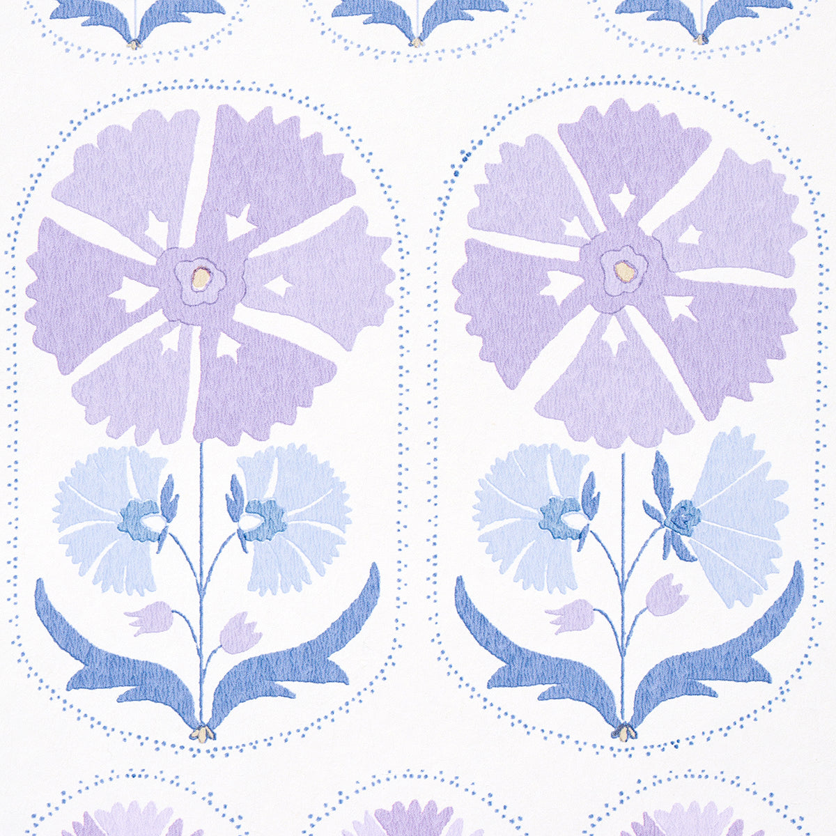 SCHUMACHER WALLCOVERING  BOHEMIA ANJUNA FLORAL   LILAC   - 5014111