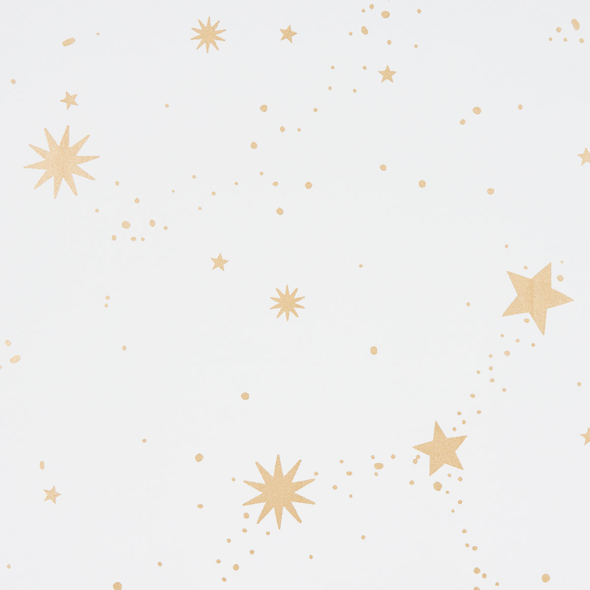 SCHUMACHER WALLCOVERING  MARIE-CHANTAL SCATTERED STARS   IVORY   - 5014140