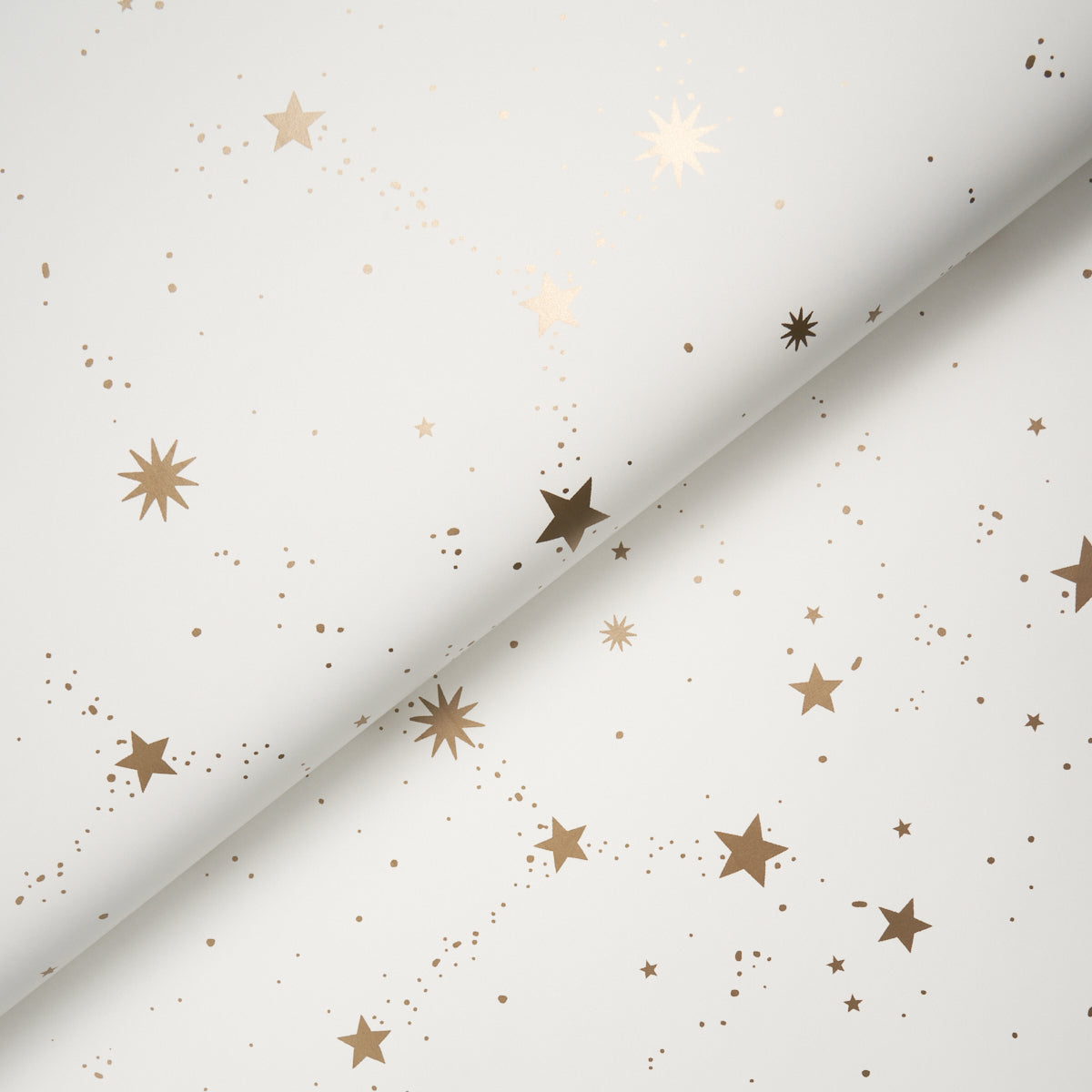 SCHUMACHER WALLCOVERING  MARIE-CHANTAL SCATTERED STARS   IVORY   - 5014140
