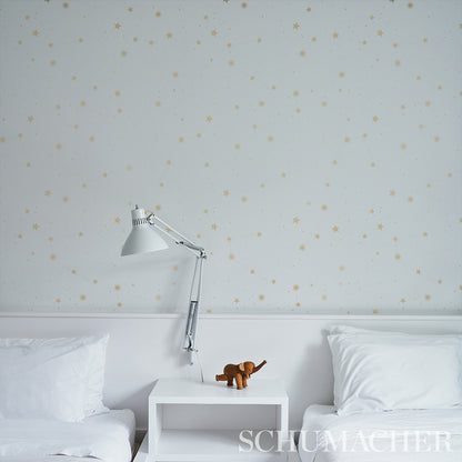 SCHUMACHER WALLCOVERING  MARIE-CHANTAL SCATTERED STARS   IVORY   - 5014140