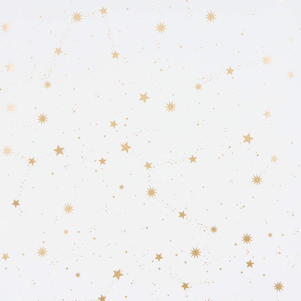SCHUMACHER WALLCOVERING  MARIE-CHANTAL SCATTERED STARS   IVORY   - 5014140