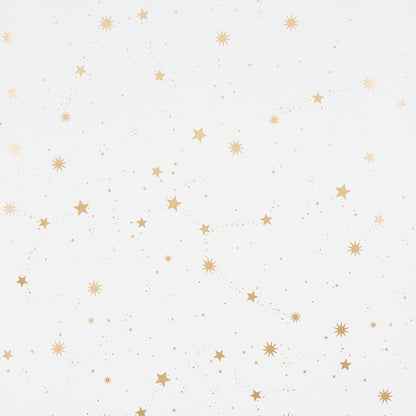 SCHUMACHER WALLCOVERING  MARIE-CHANTAL SCATTERED STARS   IVORY   - 5014140