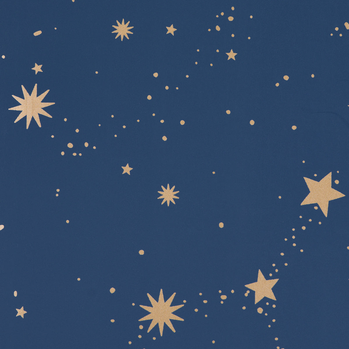 SCHUMACHER WALLCOVERING  MARIE-CHANTAL SCATTERED STARS   NIGHT   - 5014141