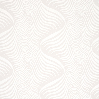 Beige and cream wavy zebra stripe pattern in soft, organic lines for wallpaper or fabric decor.