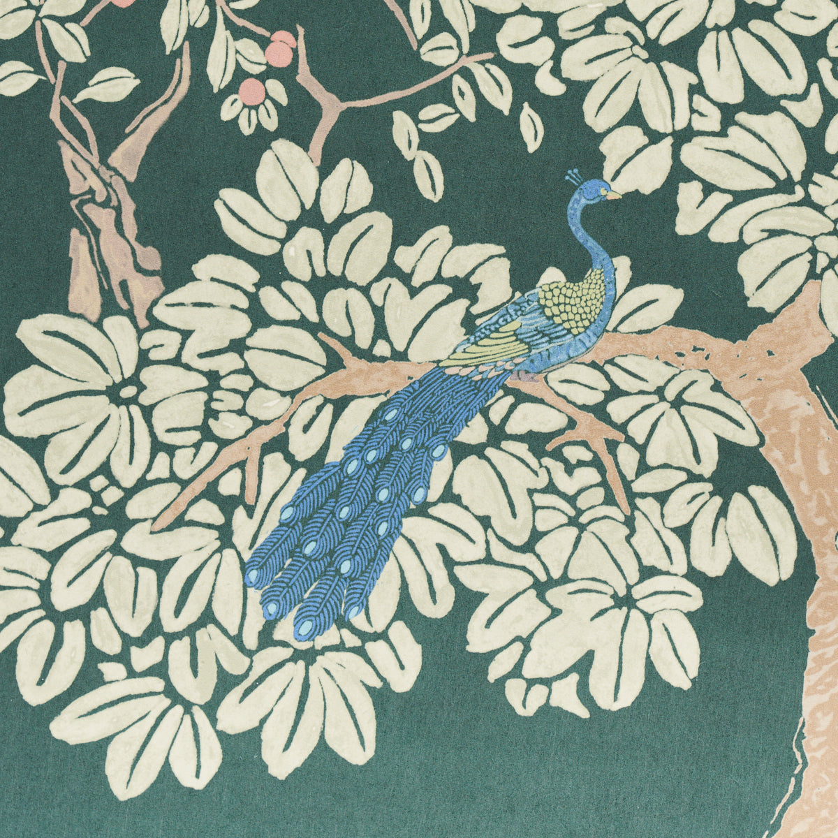 SCHUMACHER  PANELS COLLECTION COROMANDEL PANEL SET   MIDNIGHT GREEN   - 5014162