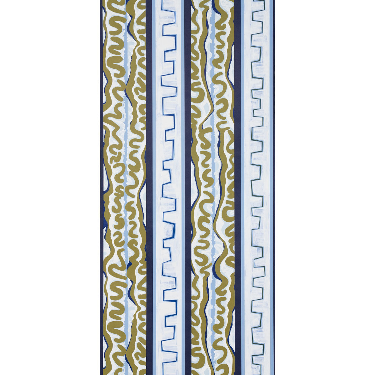 SCHUMACHER X  BACKDROP NIGHT AT THE OPERA   DEEP BLUE & OLIVE   - 5014180