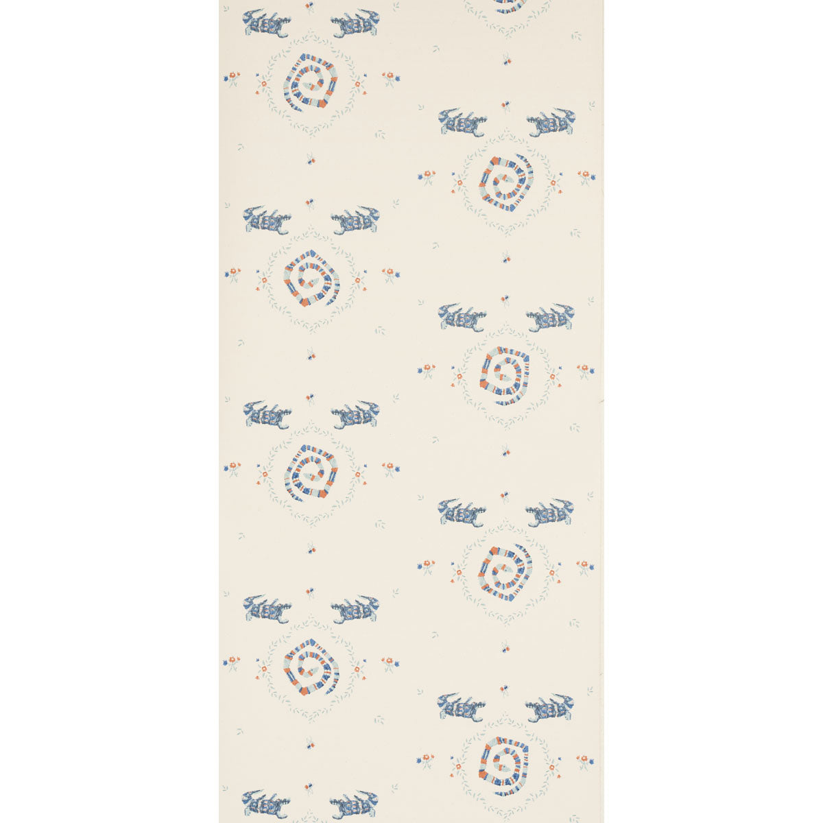 SCHUMACHER  BACKDROP REPTILIA   WARM BLUE   - 5014191