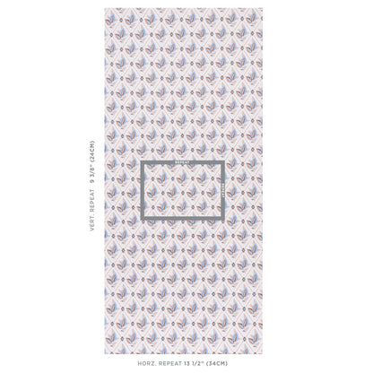 SCHUMACHER  NEW TRADITIONAL: PROVEN??AL BASILE TRELLIS   DELFT , SEPIA   - 5014232