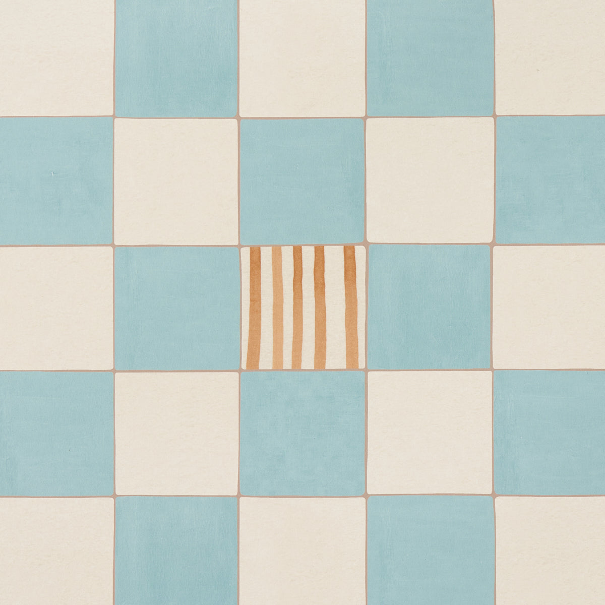 SCHUMACHER  Backdrop Gambit Panel   Teal , Earthy Brown   - 5014260